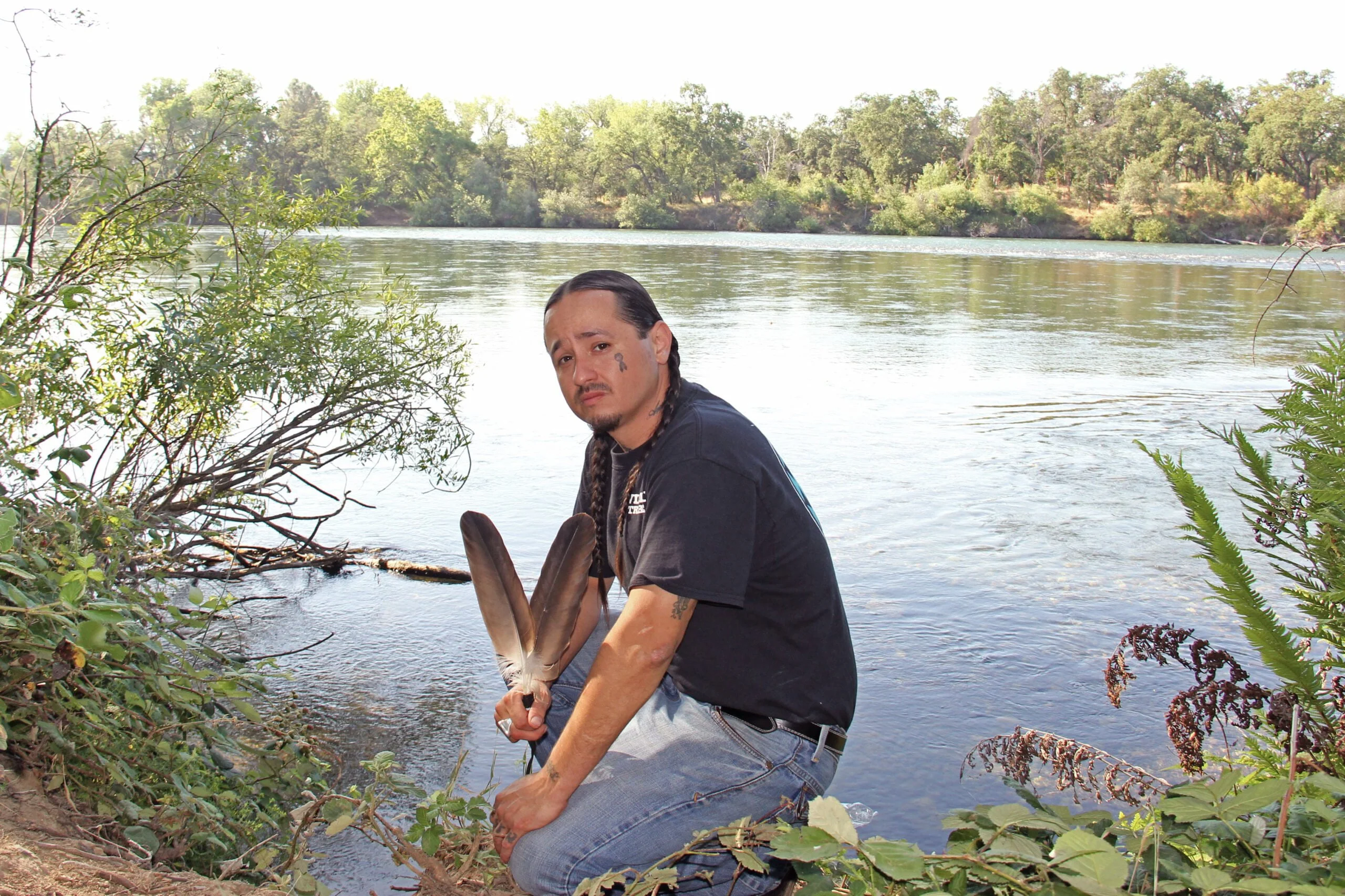 Portrait of Junior by Sacramento River